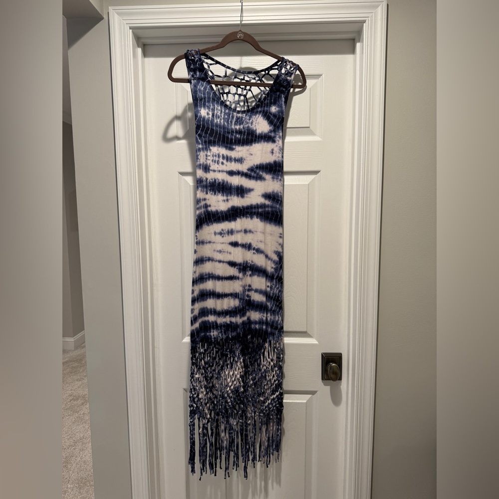 Feee People Swim Crochet Back Dress SZ M